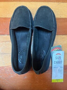 Rainbow Black Suede Loafers